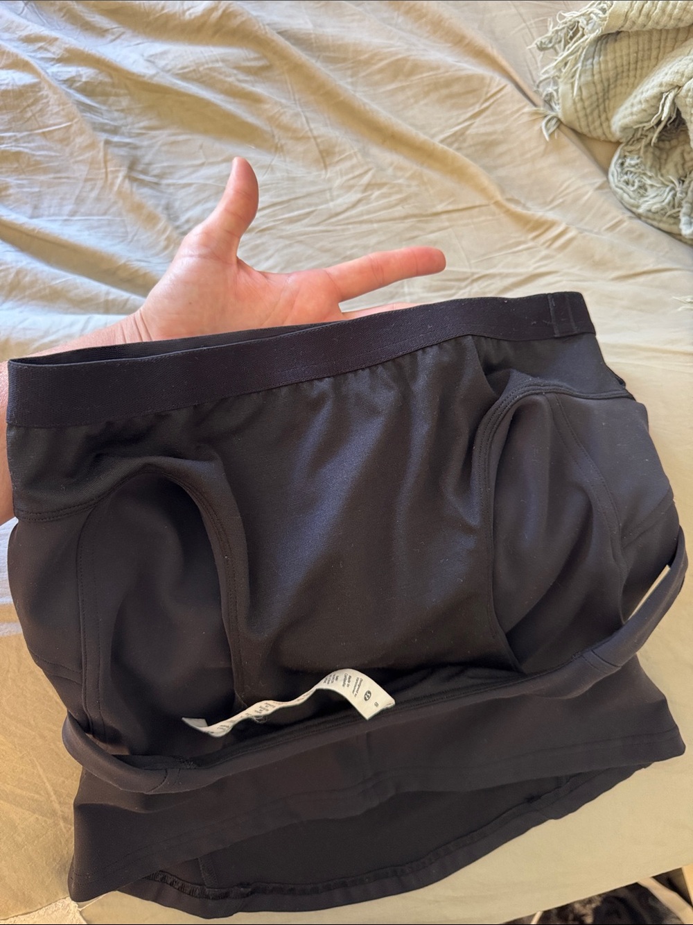 lululemon athletica Black Scoop Neck Performance Tank built-in bra - Picture 6 of 6